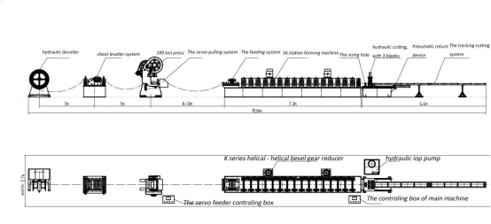 Heavy Duty Shelf Bracket Profile Shelf System Steel Upright Rack Making Roll Forming Machine