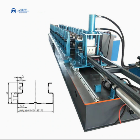 Heavy Duty Shelf Bracket Profile Shelf System Steel Upright Rack Making Roll Forming Machine