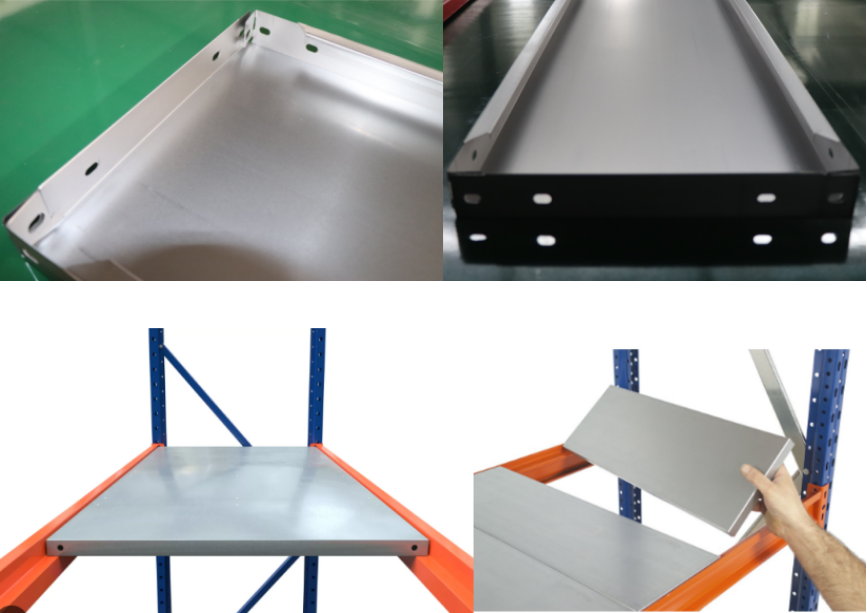 Supermarket Metal Shelf Panel Roll Forming Machine
