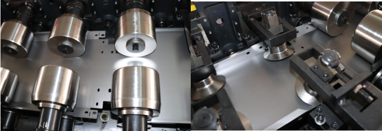 Supermarket Metal Shelf Panel Roll Forming Machine