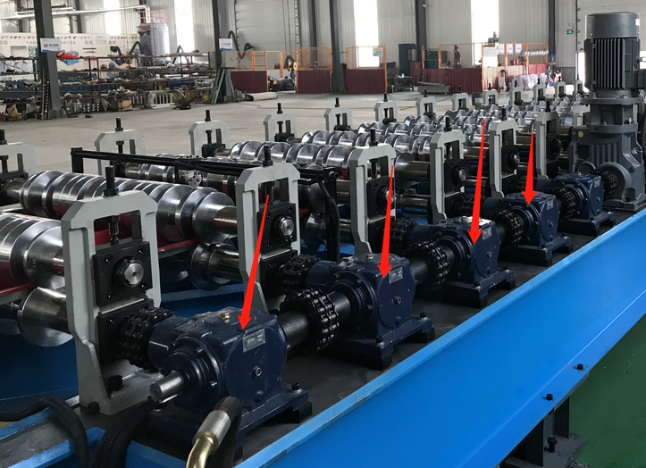 The 840 Trapezoid Roof Roll Forming Machine