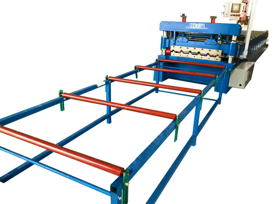 Glazed tile roofing sheet machine