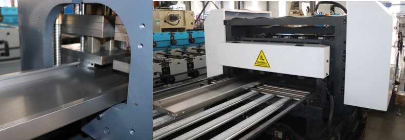 Supermarket Metal Shelf Panel Roll Forming Machine