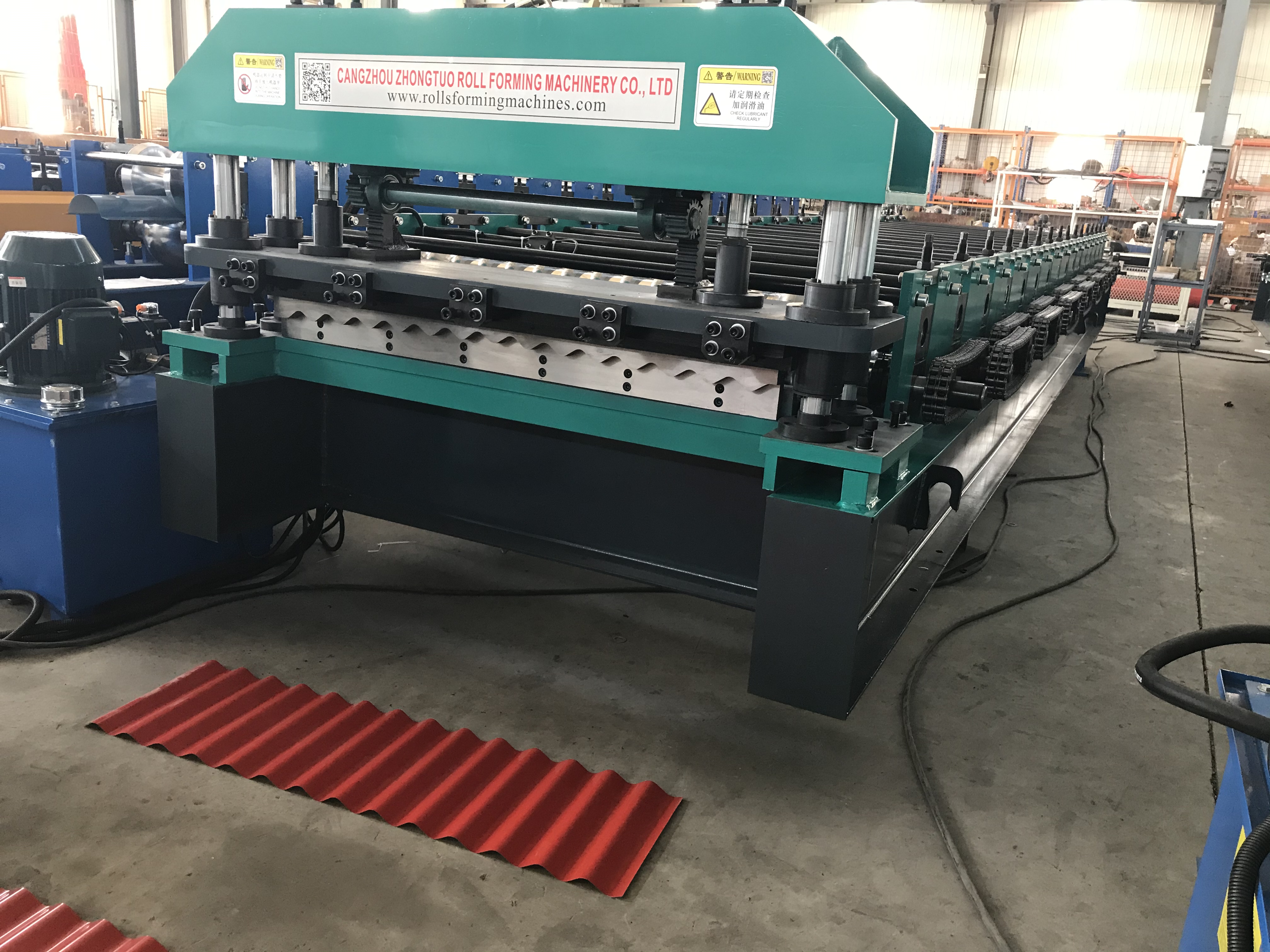 High quality Fully Automatic corrugated roofing sheet machine