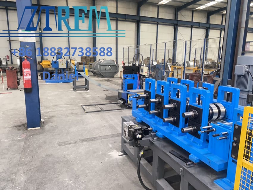 ZTRFM Automatic change width C stud U track keel making machine
