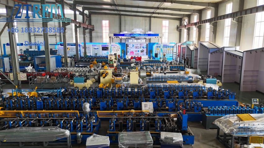 Zhongtuo Overseas Engineers successfully debugged automatic CU keel making machine Zhongtuo Overseas Engineers successfully debugged automatic CU keel making machine